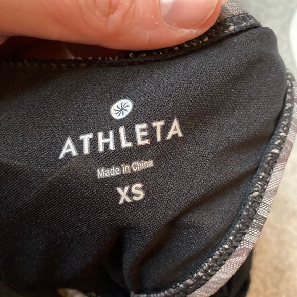 ☀️ Athlete Jacquard Back Tie Blousy Tankini Top - Picture 5 of 5